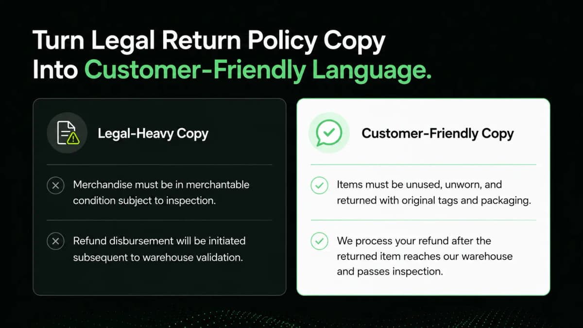 Ecommerce Return Policy Best Practices (2026) That Reduce Support Tickets - image 1